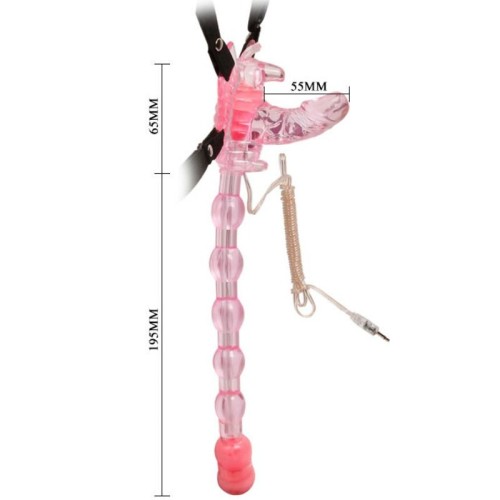 Baile Butterfly Strap On for Triple Stimulation