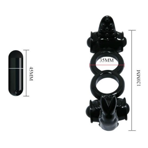 Baile Double Ring with Double Rabbit