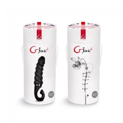 G-jack 2 Vibrating Black Dildo