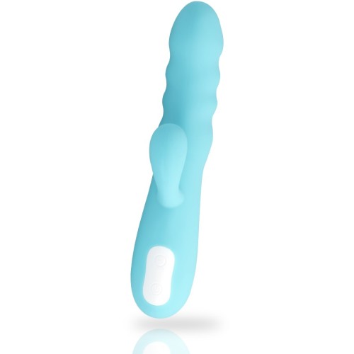 Eiffel Rotating Vibrator Turquoise for Dual Stimulation