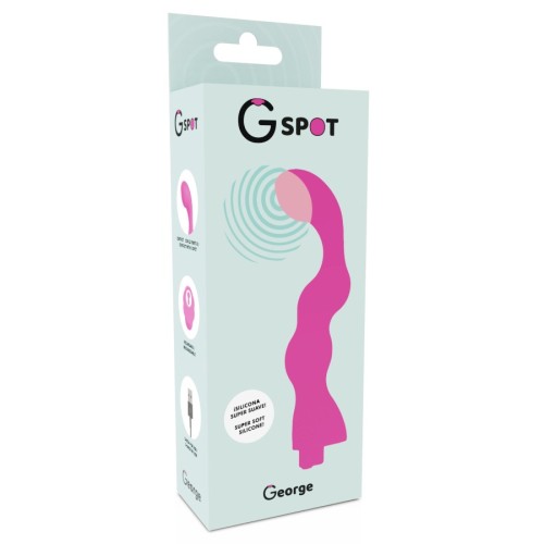 Rechargeable G-Spot Vibrator George Pink
