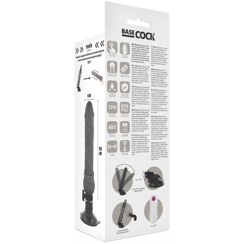 Basecock Realistic Remote Control Vibrator - Lifelike Pleasure