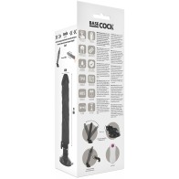 Vibrador Realístico Negro Control Remoto - 21 cm