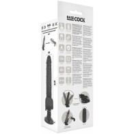 Realistic Black Vibrator with Remote Control