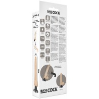 Vibrador Realístico 2-1 Natural - BASECOCK