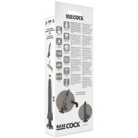 Vibrador Realístico 2-1 Negro - 18.5 Cm
