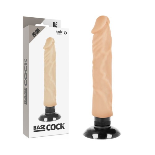 BaseCock Realistic Vibrating Dildo 20 cm for Ultimate Pleasure