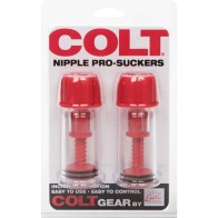 Colt Nipple Suction Cups Red - Enhance Sensitivity