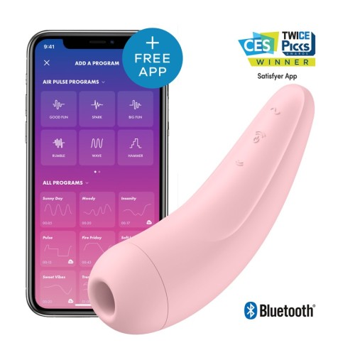 Satisfyer Curvy 2+ Pink - Clitoral Pleasure