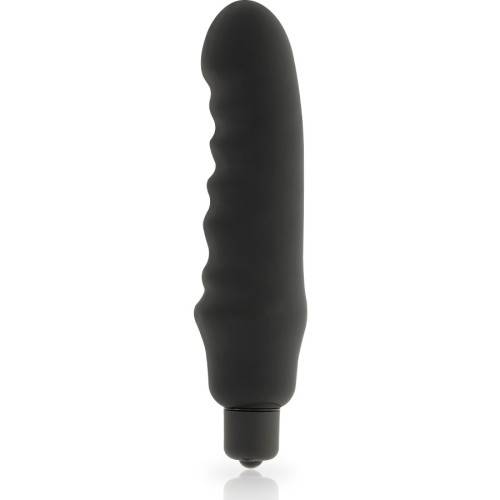 Genius Black Silicone Vibrator - Classic Pleasure