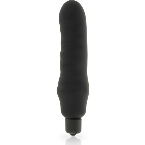 Genius Black Silicone Vibrator - Classic Pleasure