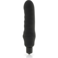 Genius Black Silicone Vibrator - Classic Pleasure