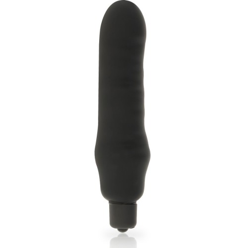 Genius Black Silicone Vibrator - Classic Pleasure