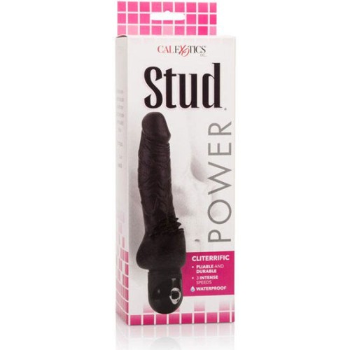 Power Stud Cliterrific Vibrador Negro