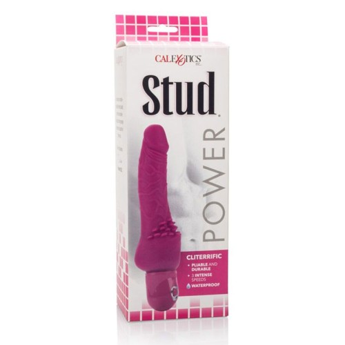 Power Stud Cliterrific Vibrator Pink