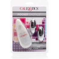 Duo Silver Vibrating Bullets for Ultimate Pleasure