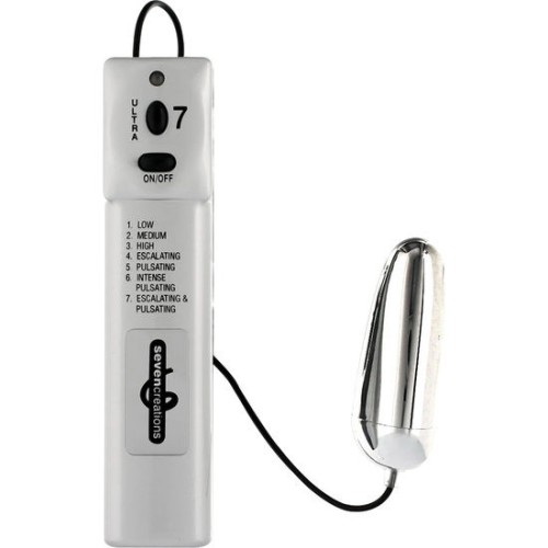 Ultra 7 Vector Huevo Vibrador Para Diversión Solo Y Parejas
