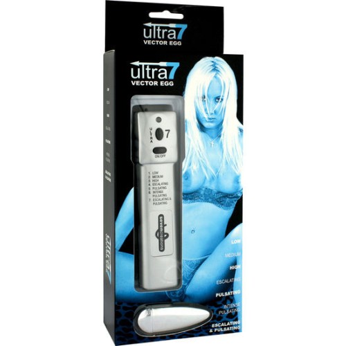Ultra 7 Vector Huevo Vibrador Para Diversión Solo Y Parejas