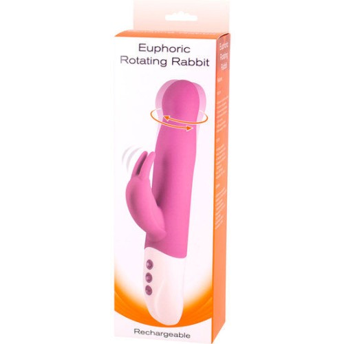 Euphoric Rabbit Vibrator with Rotation Lilac