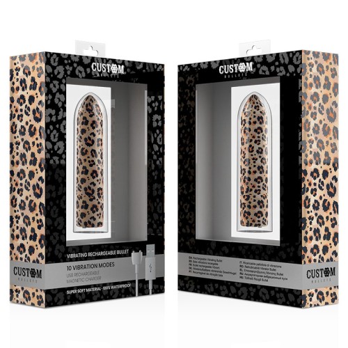 Rechargeable Leopard Bullet for Pleasure On-the-Go
