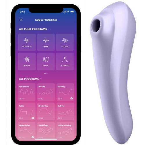 Satisfyer Dual Pleasure Air Pulse Violet
