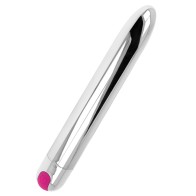 Ohmama Rechargeable Silver Vibrator with 10 Vibration Modes