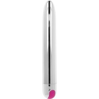 Ohmama Rechargeable Silver Vibrator with 10 Vibration Modes