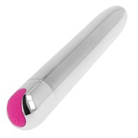 Ohmama Rechargeable Silver Vibrator with 10 Vibration Modes