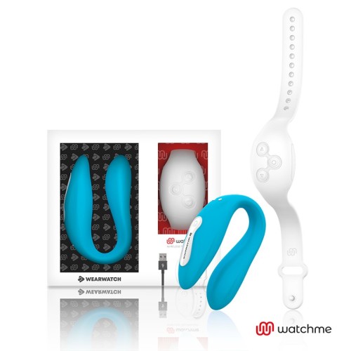 Dual Technology Vibrator Watchme Indigo White