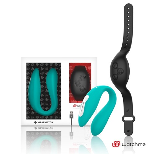 Dual Technology Watchme Vibrator Aquamarine Jet - High Quality Adult Toy