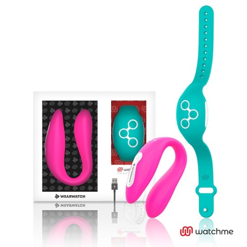 Dual Technology Vibrator Watchme Fuchsia/Aqua