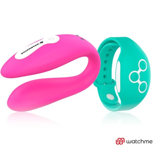 Dual Technology Vibrator Watchme Fuchsia/Aqua