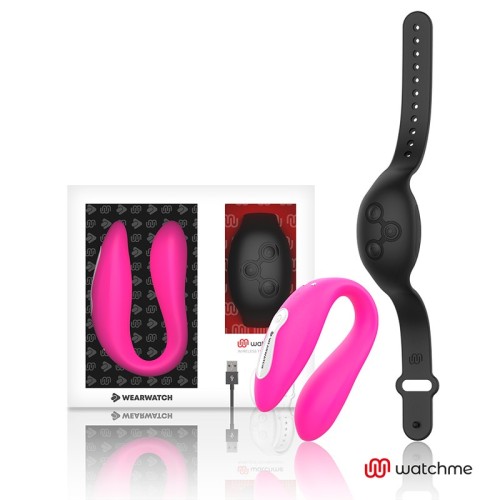 Wearwatch Dual Technology Vibrator Fuchsia/Black