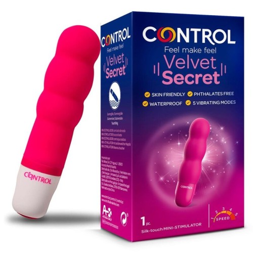 Control Velvet Secret Mini Stimulator for Intense Delight