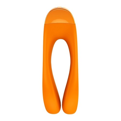 Satisfyer Candy Cane Finger Vibrator Orange