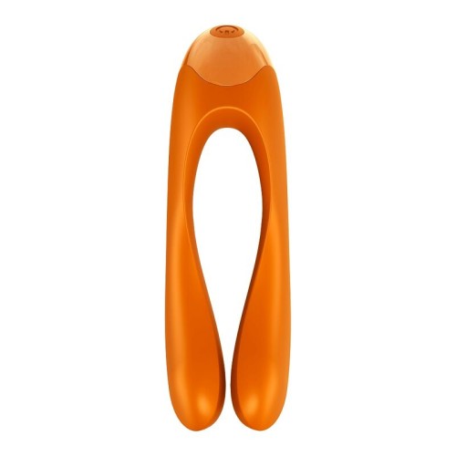 Satisfyer Candy Cane Finger Vibrator Orange