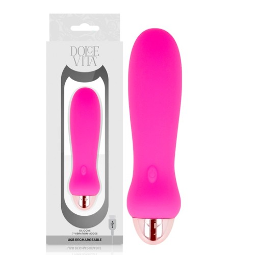 Rechargeable Five Pink Vibrator for Ultimate Pleasure