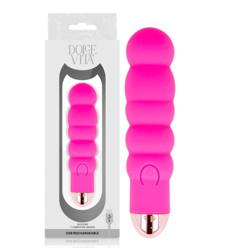 Dolce Vita Six Rechargeable Vibrator 7 Speeds for Ultimate Pleasure