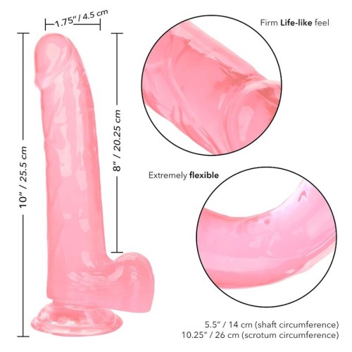 Size Queen Realistic Pink Dildo 20.3cm