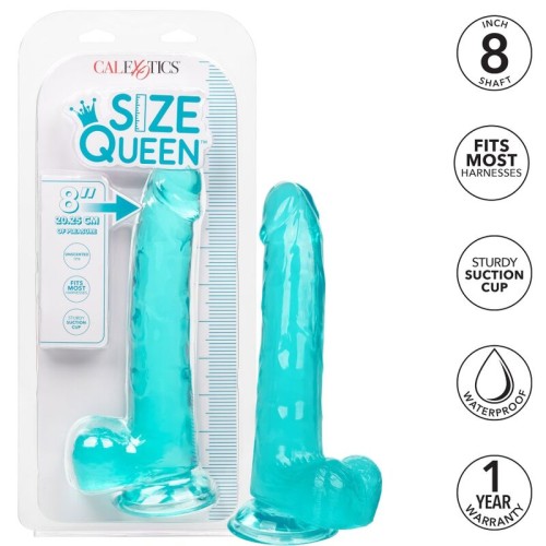 Dildo Talla Queen Azul - Realista y Flexible