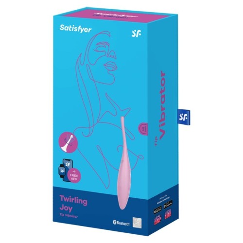 Satisfyer Twirling Joy Clitoral Stimulator Pink