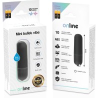 Mini Black Vibrating Bullet for Discreet Pleasure