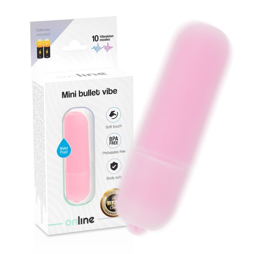 Mini Vibrating Bullet - Pink