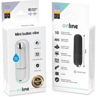 Mini Silver Bullet Vibrator with 10 Vibration Patterns