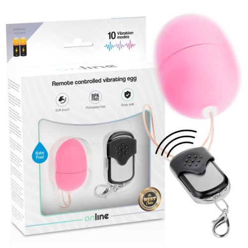REMOTE CONTROL VIBRATING EGG PINK - Discreet Pleasure Anywhere