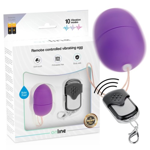 Remote Control Vibrator Egg S Lilac for Discreet Fun