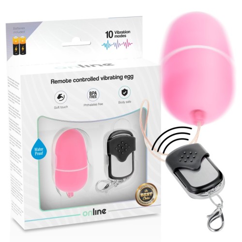 Remote Control Egg Vibrator M Pink for Discreet Fun
