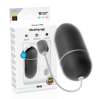 Waterproof Vibrating Egg Black - 10 Modes