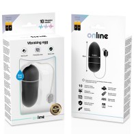 Waterproof Vibrating Egg Black - 10 Modes
