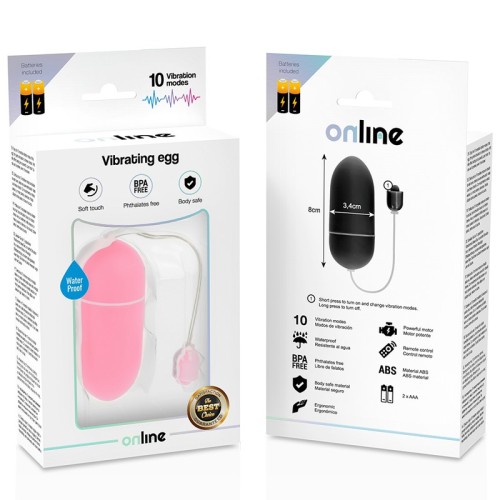 Waterproof Pink Vibrating Egg - Sensational Pleasure Anywhere